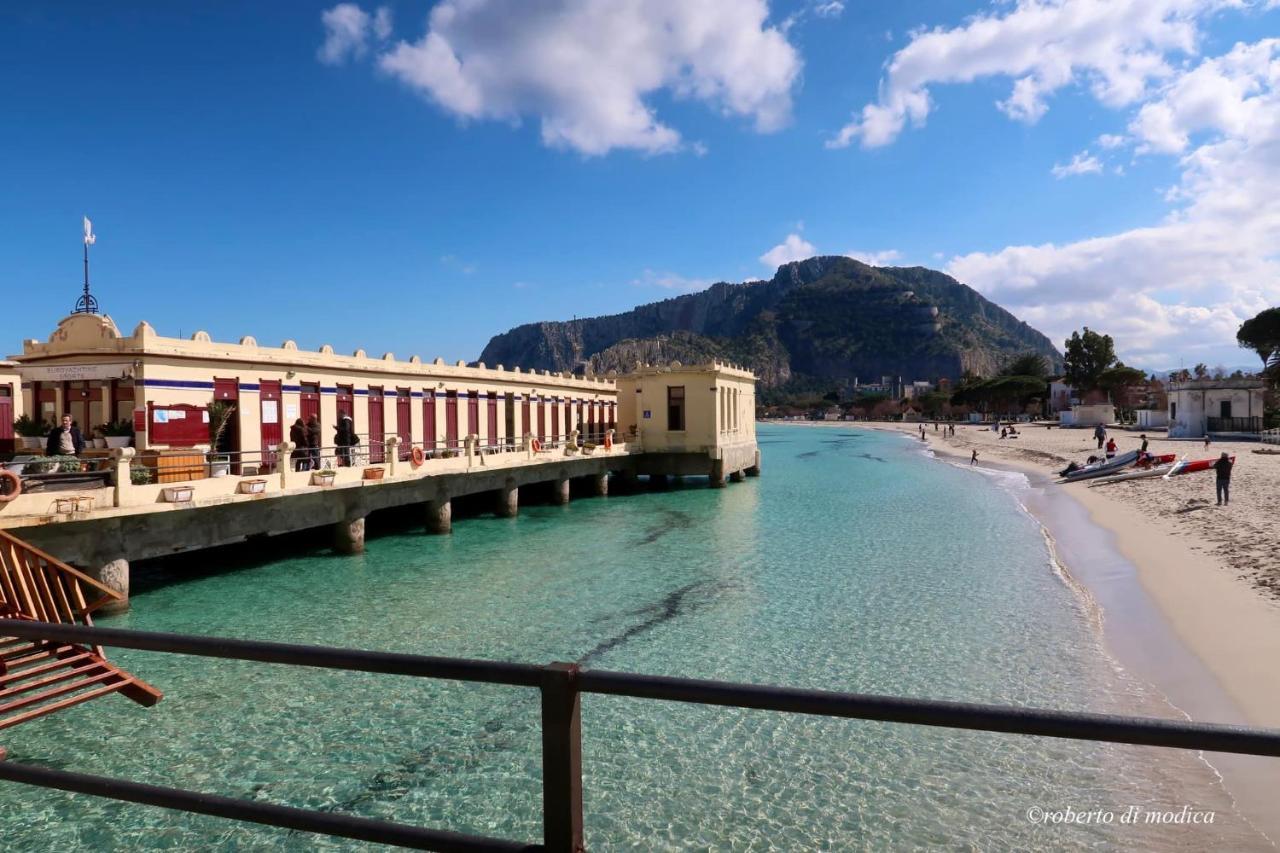 Mondello Villa Mare Bagian luar foto