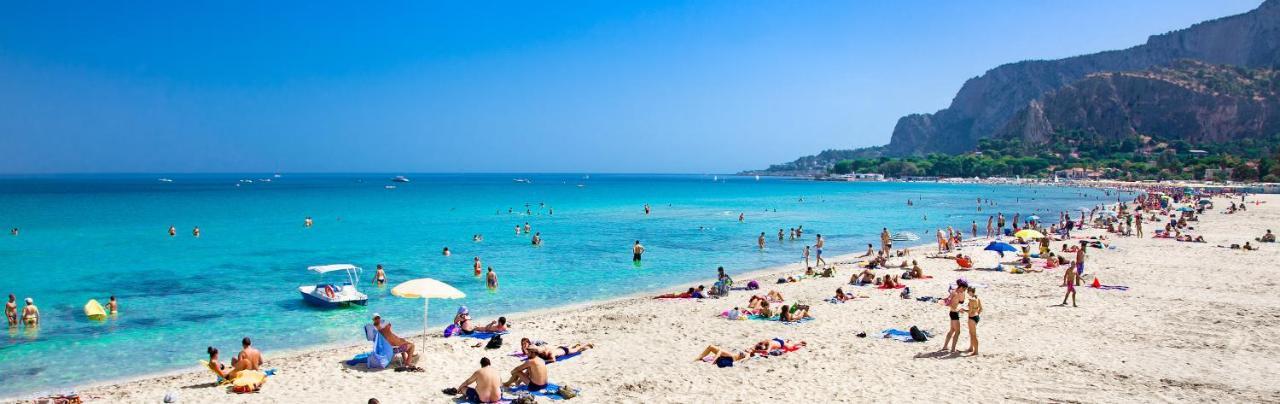 Mondello Villa Mare Bagian luar foto
